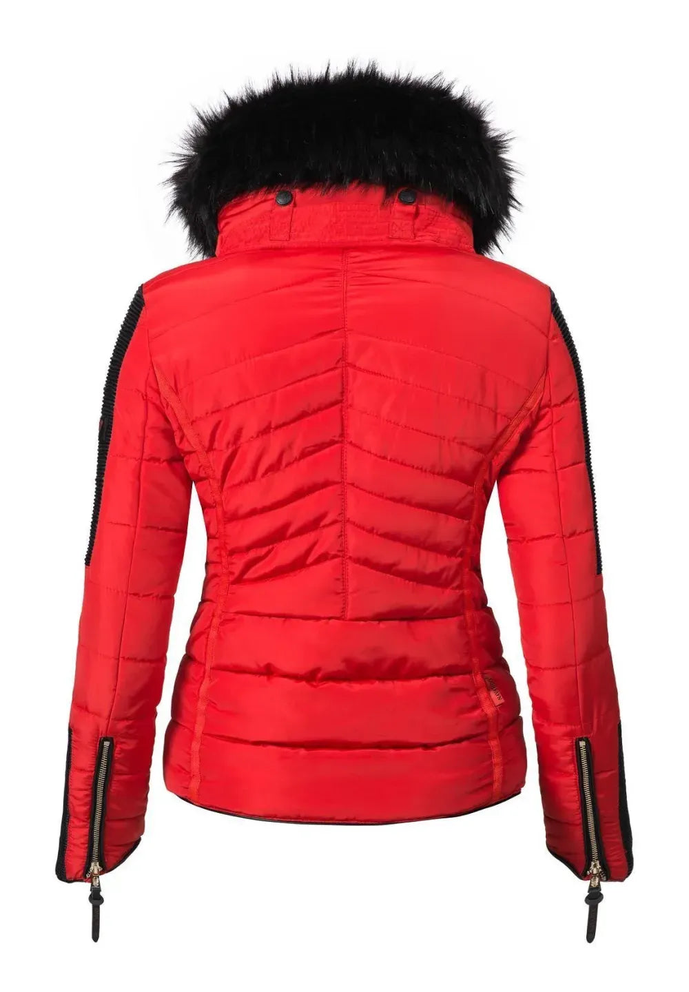 Women's short parka coat pink