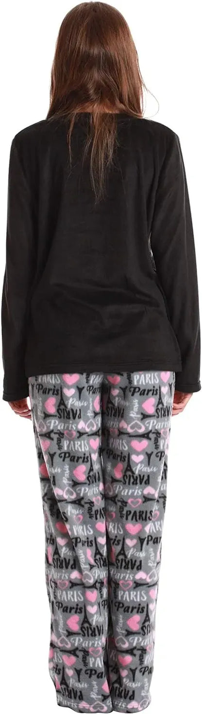 Women’s Pajama Pant Set - Nightgown with Matching Socks
