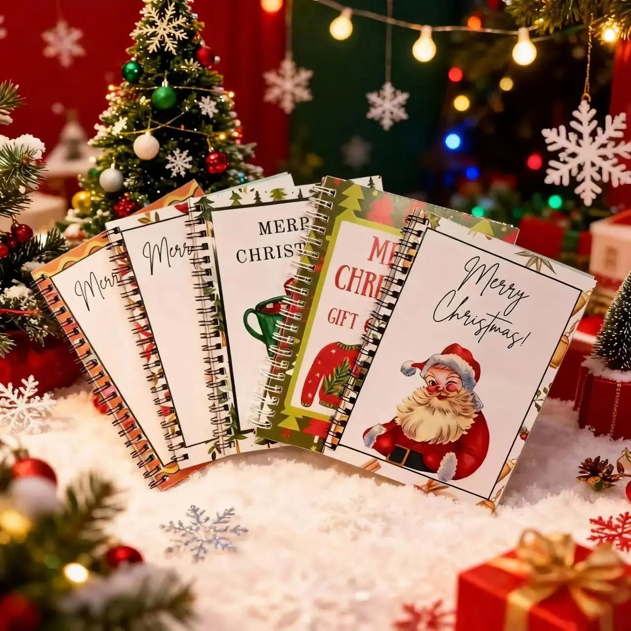 🎁🎅🏼MERRY CHRISTMAS! GIFT CARD BOOK📚 14 Themed Pages, Hardcover & Durability Line
