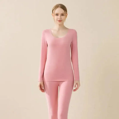 Winter Thermal Underwear Double Layer Warm Lingerie Suit