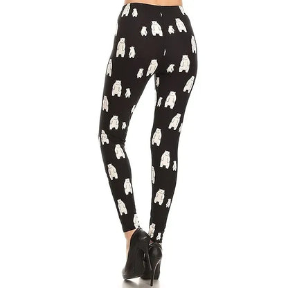 Santa Claus Leggings Jogger Pants Women's Christmas Christmas Christmas Eve Adults' Christmas New Year Eve Polyester Lycra Spandex Pants