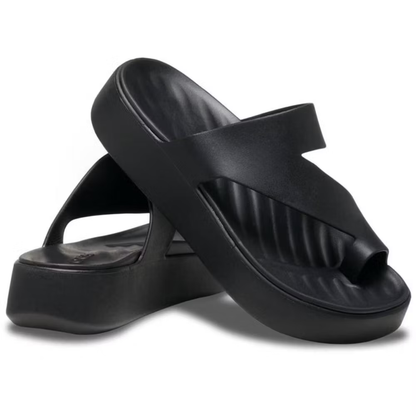 Luna Toe Loop Platform Sandals – Walk Taller, Feel Nothing