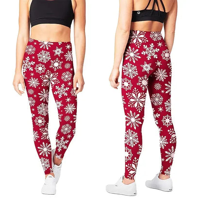 Santa Claus Leggings Jogger Pants Women's Christmas Christmas Christmas Eve Adults' Christmas New Year Eve Polyester Lycra Spandex Pants