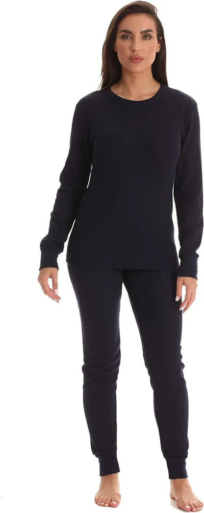 Women's Thermal Underwear Pajamas Set