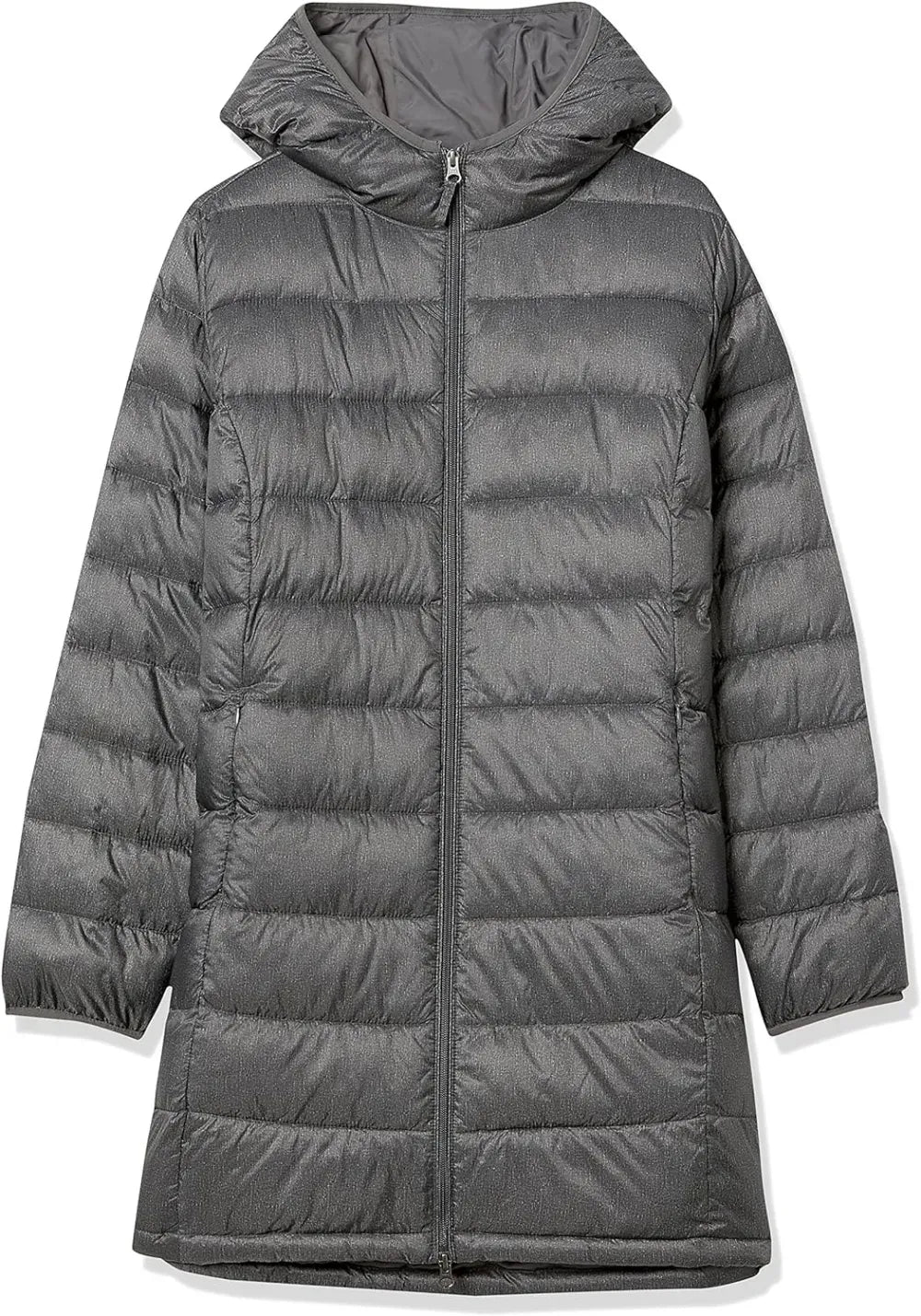 Women's Lightweight Water-Resistant Hooded Puffer Coat (Available in Plus Size)