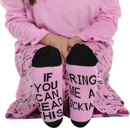 Women’s Pajama Pant Set - Nightgown with Matching Socks