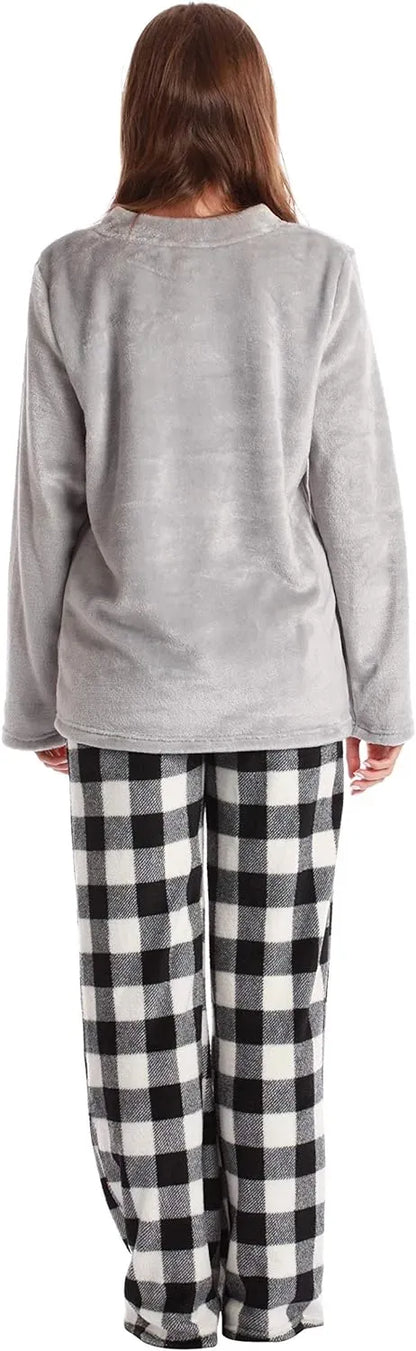 Plush Pajama Sets for Women