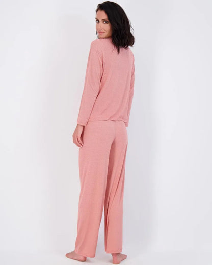 2 Pack: Women’s Pajama Set Super-Soft Short & Long Sleeve Top With Pants (Available In Plus Size)