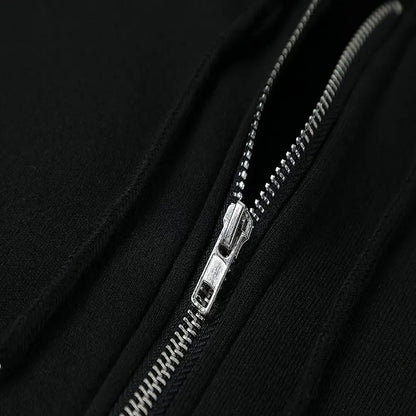 Women's Cute Hoodies Teen Girl Fall Jacket Oversized Sweatshirts Casual Drawstring Zip Up Y2K Hoodie with Pocket