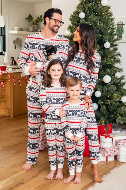 Holly And Jolly Charcoal Christmas Print Pajama Top FINAL SALE