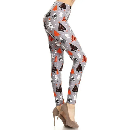 Santa Claus Leggings Jogger Pants Women's Christmas Christmas Christmas Eve Adults' Christmas New Year Eve Polyester Lycra Spandex Pants