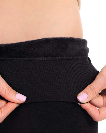 Fleece Lined Winter Warm Leggings for Women Thick Thermal Velvet Tights
