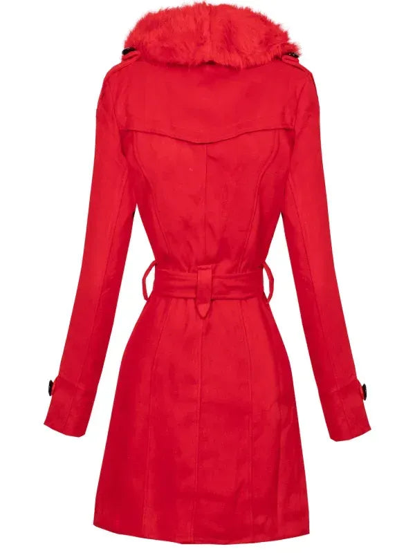 ELEGANT COAT HALIE red