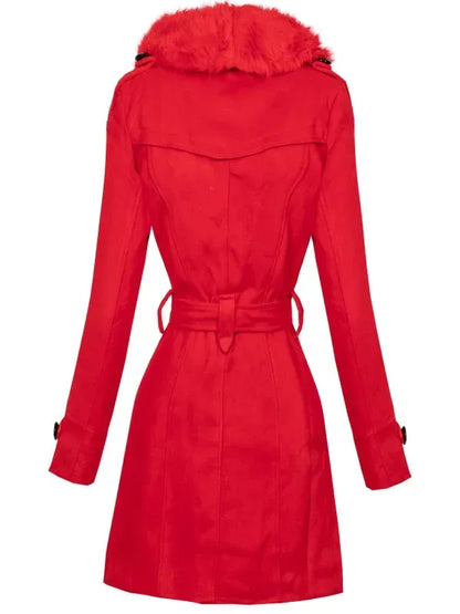 ELEGANT COAT HALIE red