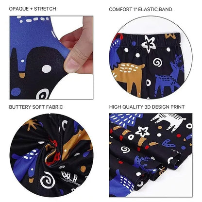 Santa Claus Leggings Jogger Pants Women's Christmas Christmas Christmas Eve Adults' Christmas New Year Eve Polyester Lycra Spandex Pants