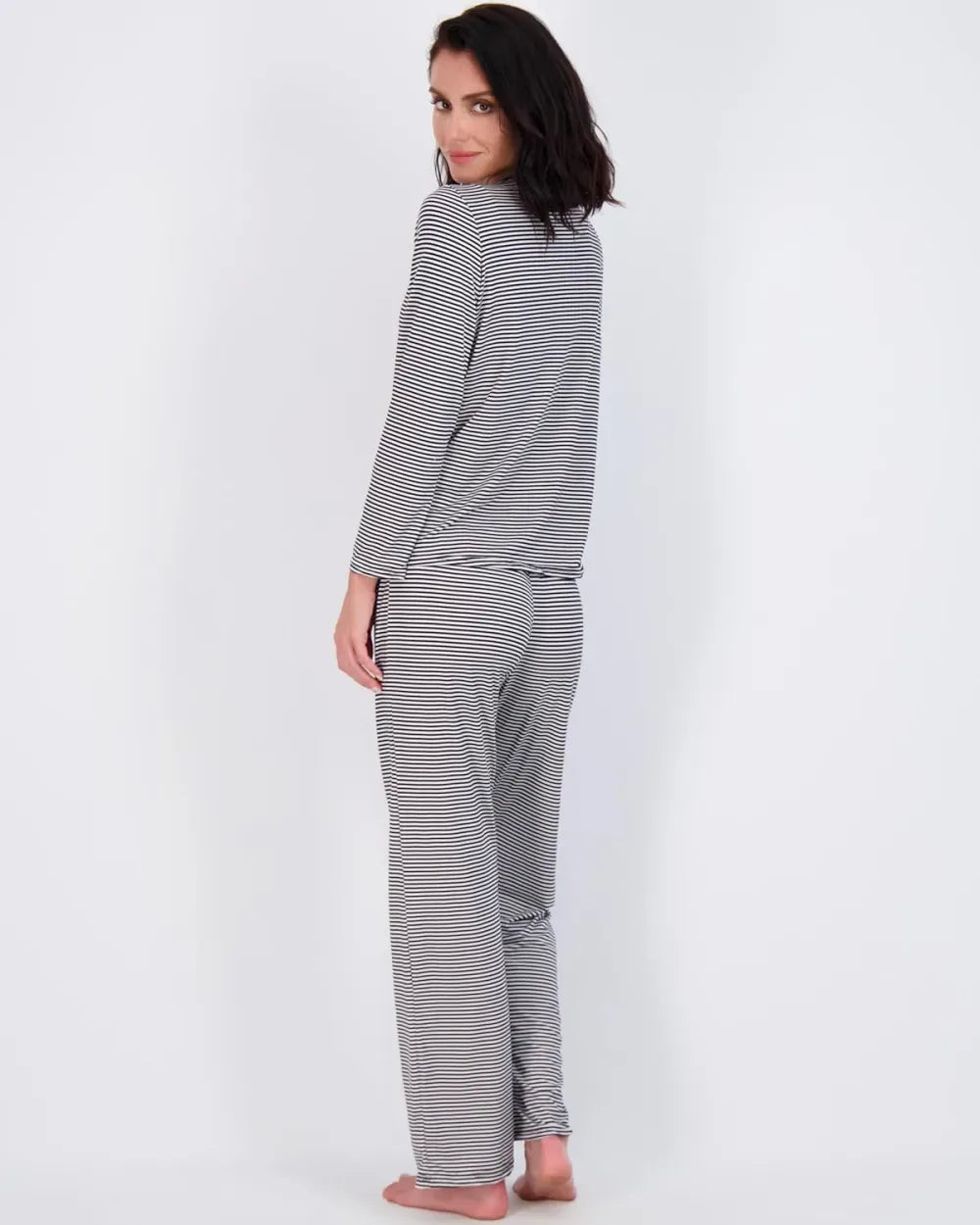 Real Essentials 2 Pack: Women’s Pajama Set Super-Soft Short & Long Sleeve Top With Pants (Available In Plus Size)