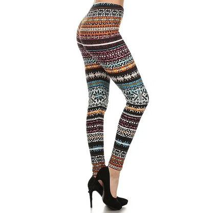 Santa Claus Leggings Jogger Pants Women's Christmas Christmas Christmas Eve Adults' Christmas New Year Eve Polyester Lycra Spandex Pants