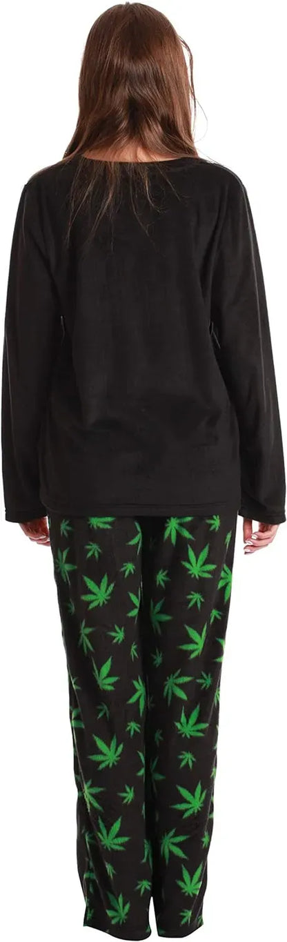 Women’s Pajama Pant Set - Nightgown with Matching Socks