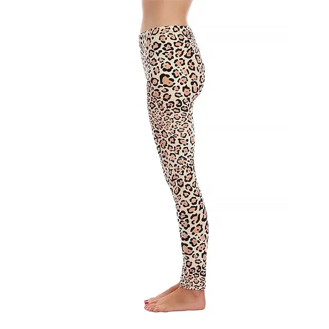 Santa Claus Leggings Jogger Pants Women's Christmas Christmas Christmas Eve Adults' Christmas New Year Eve Polyester Lycra Spandex Pants