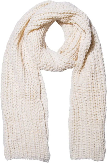 Women And Mens Winter Thick Cable Knit Wrap Chunky Long Warm Scarf