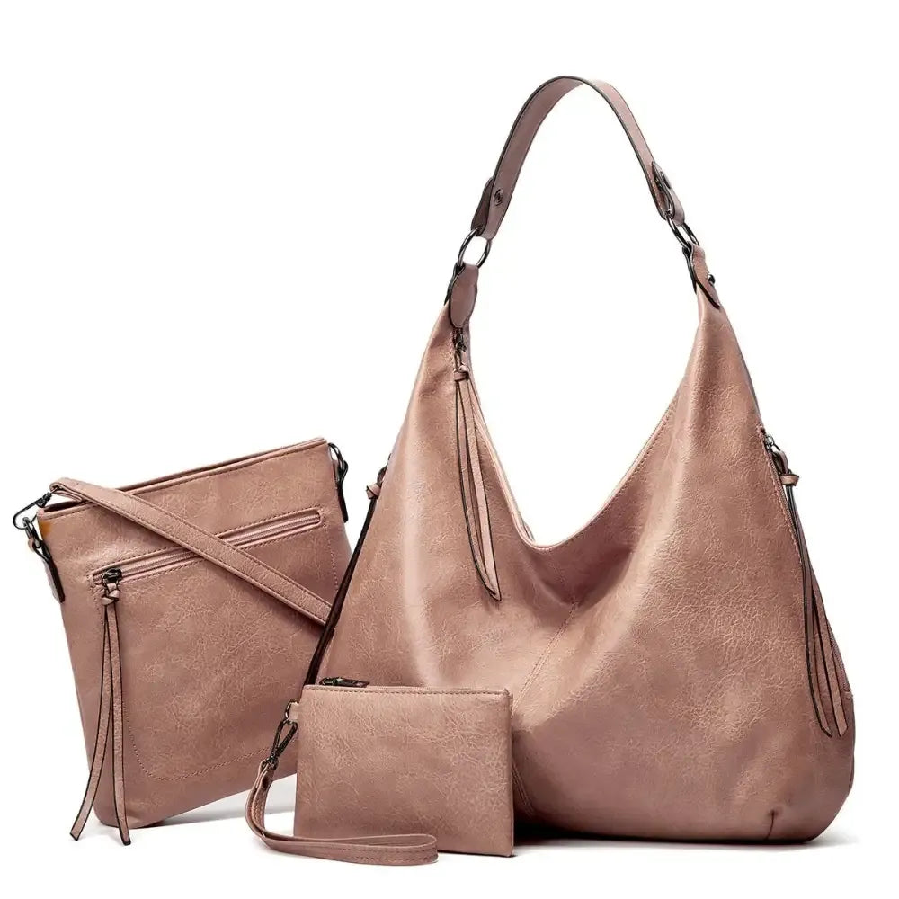 Women's Three-in-one Leather Bag