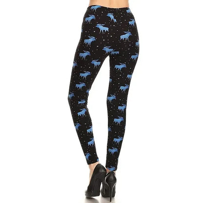 Santa Claus Leggings Jogger Pants Women's Christmas Christmas Christmas Eve Adults' Christmas New Year Eve Polyester Lycra Spandex Pants