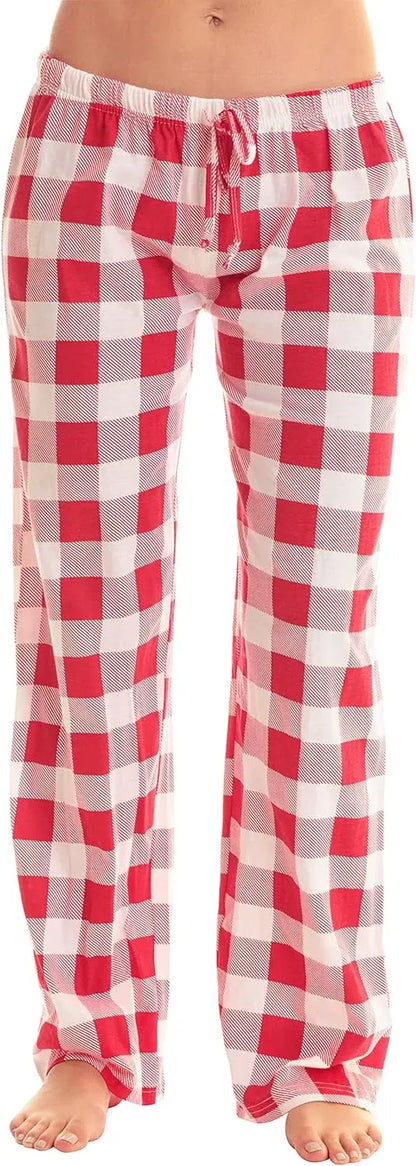 Women Pajama Pants Sleepwear Buffalo Plaid Pajamas