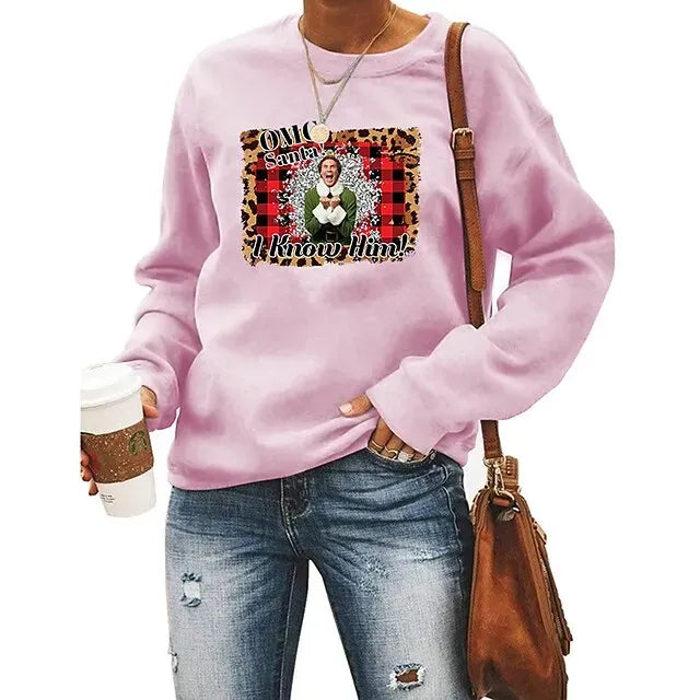 Christmas Ugly Christmas Sweater / Sweatshirt Hoodie Pullover Print Graphic Hoodie For Men's Women's Unisex Adults' Hot Stamping 100% Polyester Party Festival