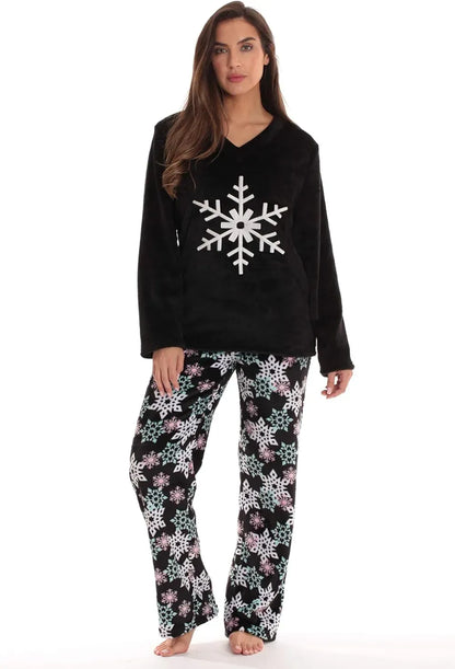 Plush Pajama Sets for Women