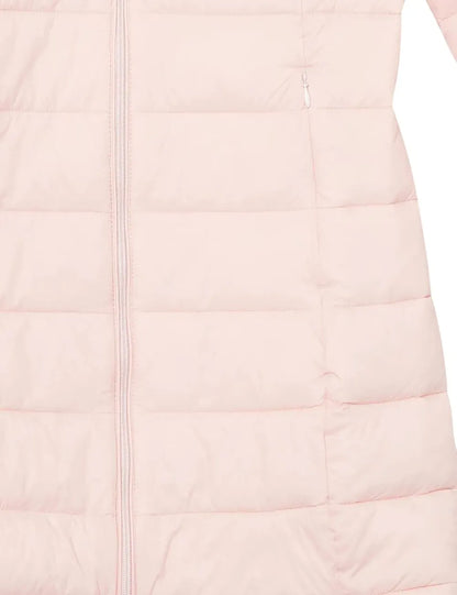 Women's Lightweight Water-Resistant Hooded Puffer Coat (Available in Plus Size)