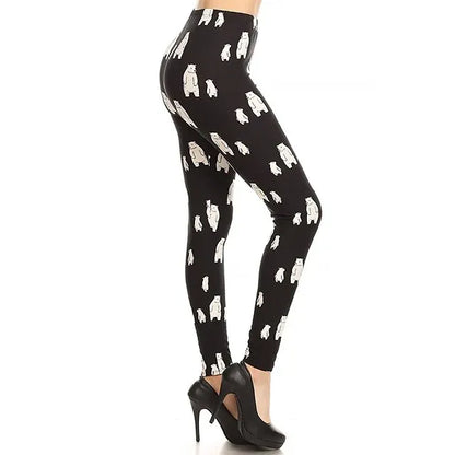 Santa Claus Leggings Jogger Pants Women's Christmas Christmas Christmas Eve Adults' Christmas New Year Eve Polyester Lycra Spandex Pants