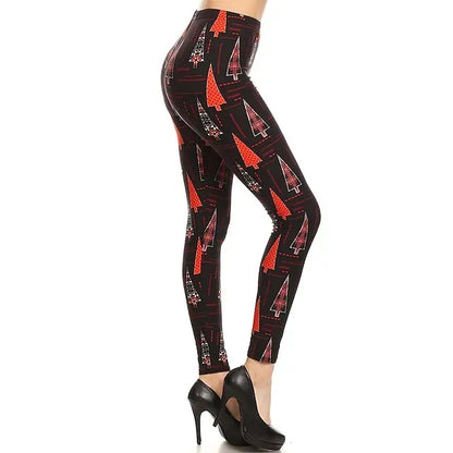 Santa Claus Leggings Jogger Pants Women's Christmas Christmas Christmas Eve Adults' Christmas New Year Eve Polyester Lycra Spandex Pants