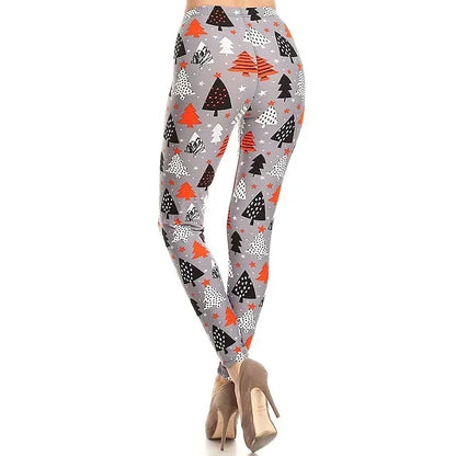 Santa Claus Leggings Jogger Pants Women's Christmas Christmas Christmas Eve Adults' Christmas New Year Eve Polyester Lycra Spandex Pants
