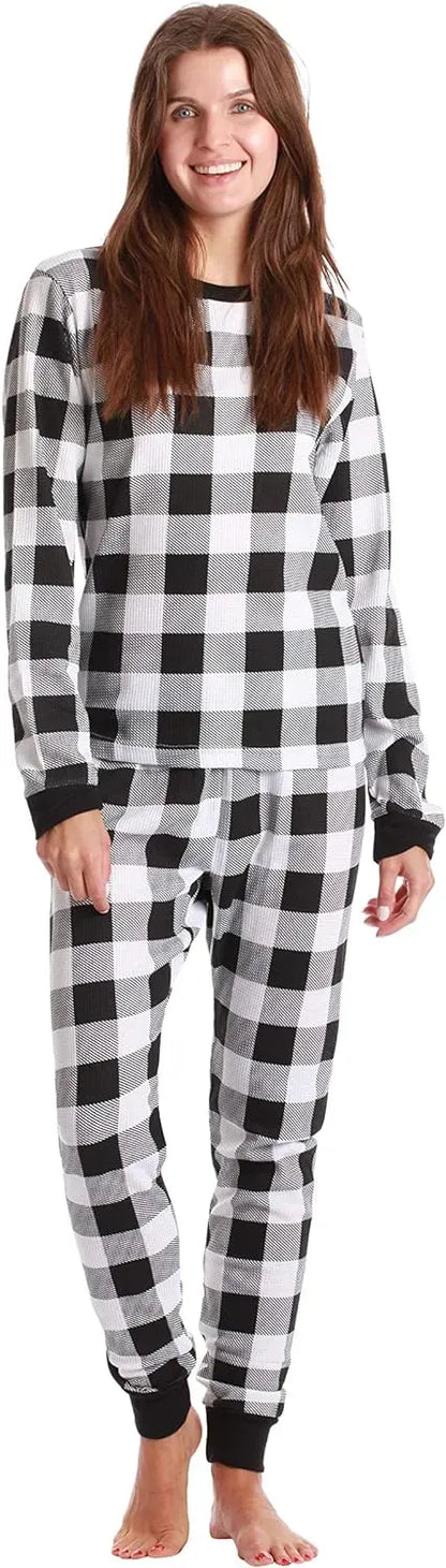 Women's Thermal Underwear Pajamas Set