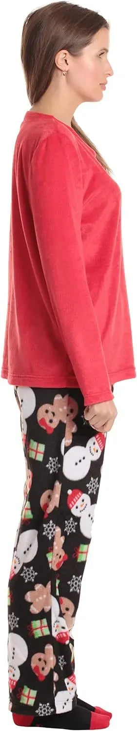 Women’s Pajama Pant Set - Nightgown with Matching Socks