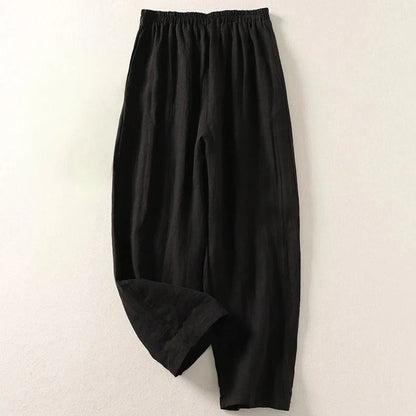 Amalia™ — Fluid Cotton and Linen Trousers