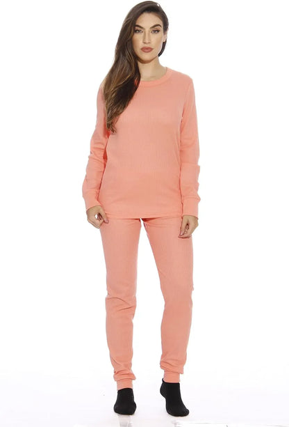 Women's Thermal Underwear Pajamas Set