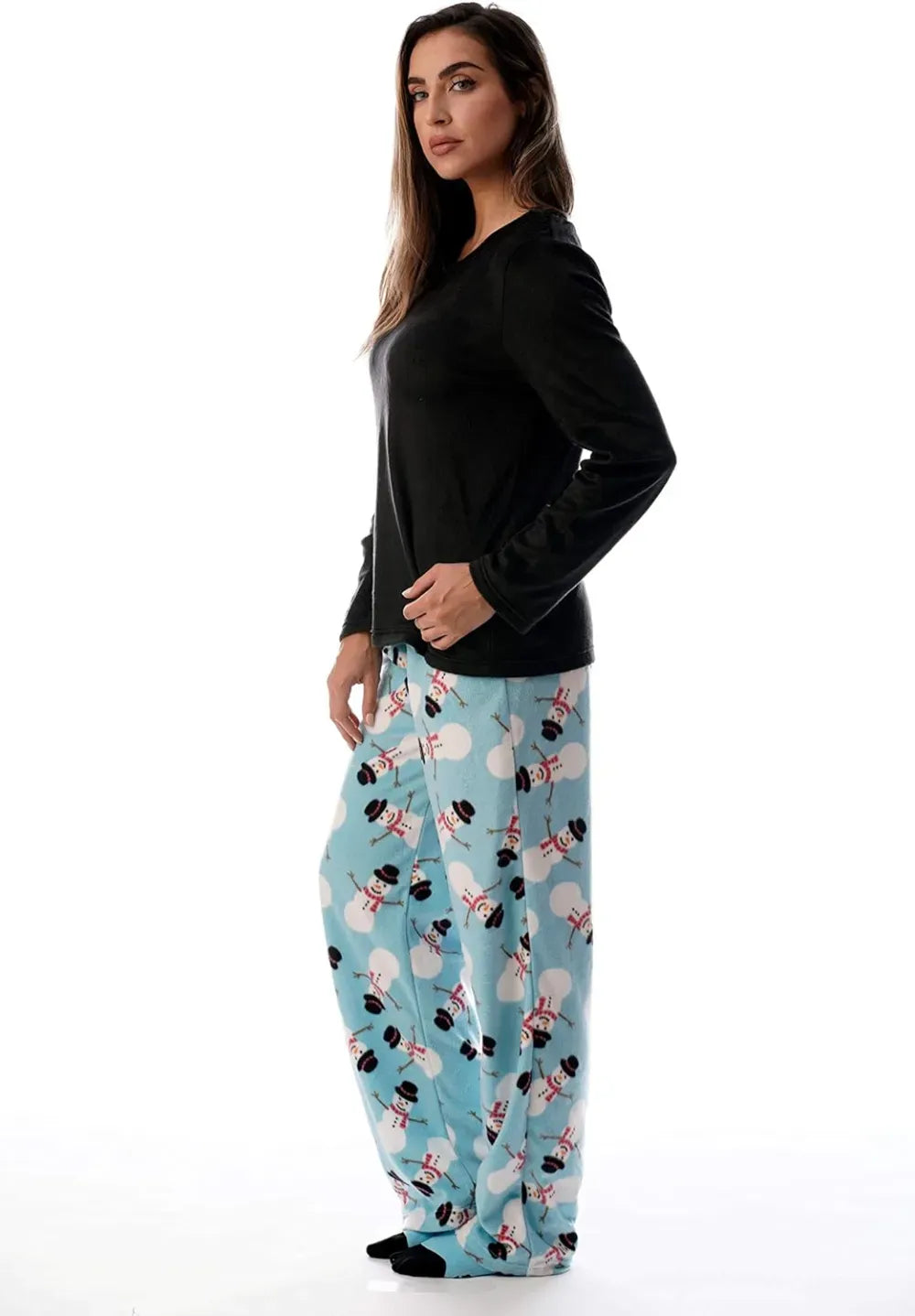 Women’s Pajama Pant Set - Nightgown with Matching Socks