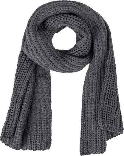 Women And Mens Winter Thick Cable Knit Wrap Chunky Long Warm Scarf