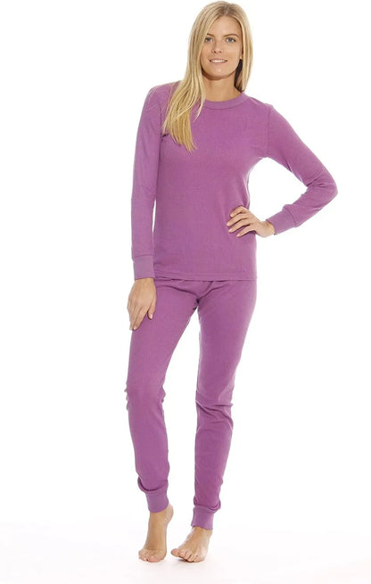 Women's Thermal Underwear Pajamas Set