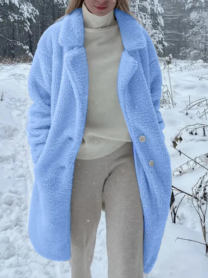 Shawl Collar Casual Cotton Coat Jacket
