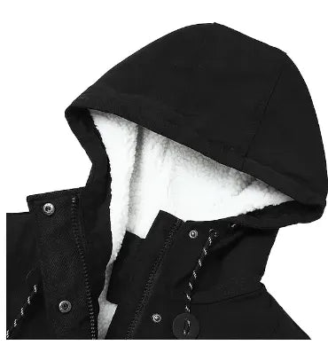 Women's Long Coat Windproof and Warm 3-in-1