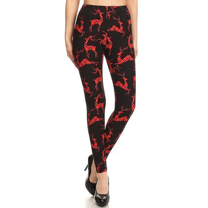 Santa Claus Leggings Jogger Pants Women's Christmas Christmas Christmas Eve Adults' Christmas New Year Eve Polyester Lycra Spandex Pants