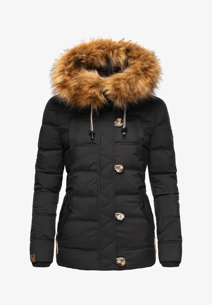 Women's windproof padded jacket Orange