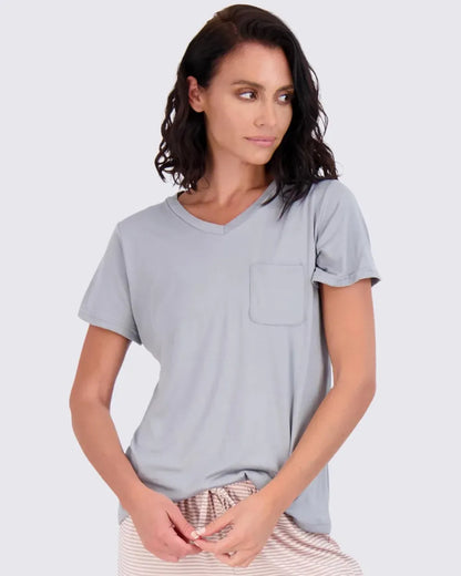 Real Essentials 2 Pack: Women’s Pajama Set Super-Soft Short & Long Sleeve Top With Pants (Available In Plus Size)