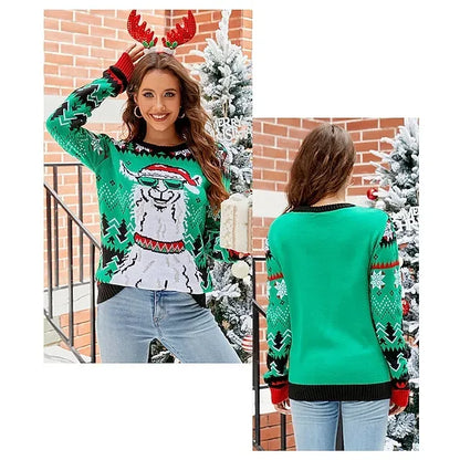 Christmas Snowman Ugly Christmas Sweater / Sweatshirt Sweatshirt Pullover Anime Funny Top For Women's Adults' 3D Print 100% Polyester Party Casual Daily