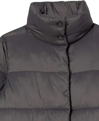 Women's Lightweight Water-Resistant Longer Length Cocoon Puffer Coat