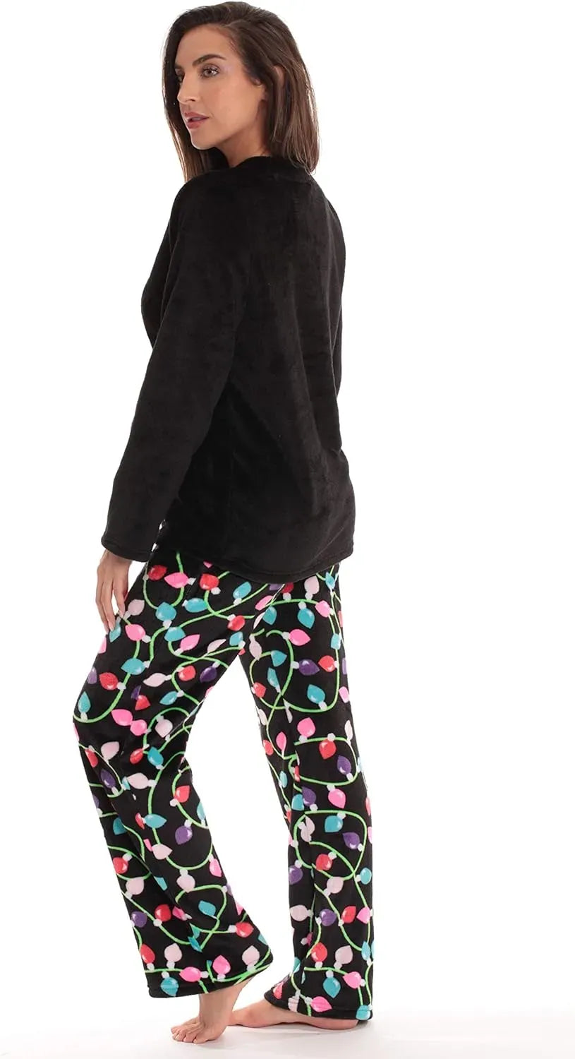 Plush Pajama Sets for Women
