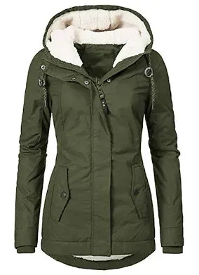 Women's Long Coat Windproof and Warm 3-in-1