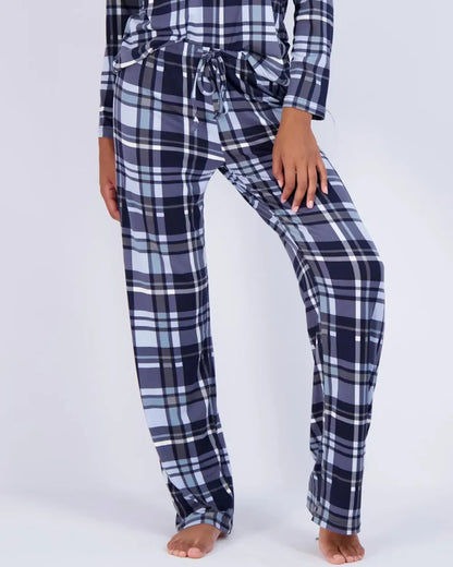 Real Essentials 2 Pack: Women’s Pajama Set Super-Soft Short & Long Sleeve Top With Pants (Available In Plus Size)